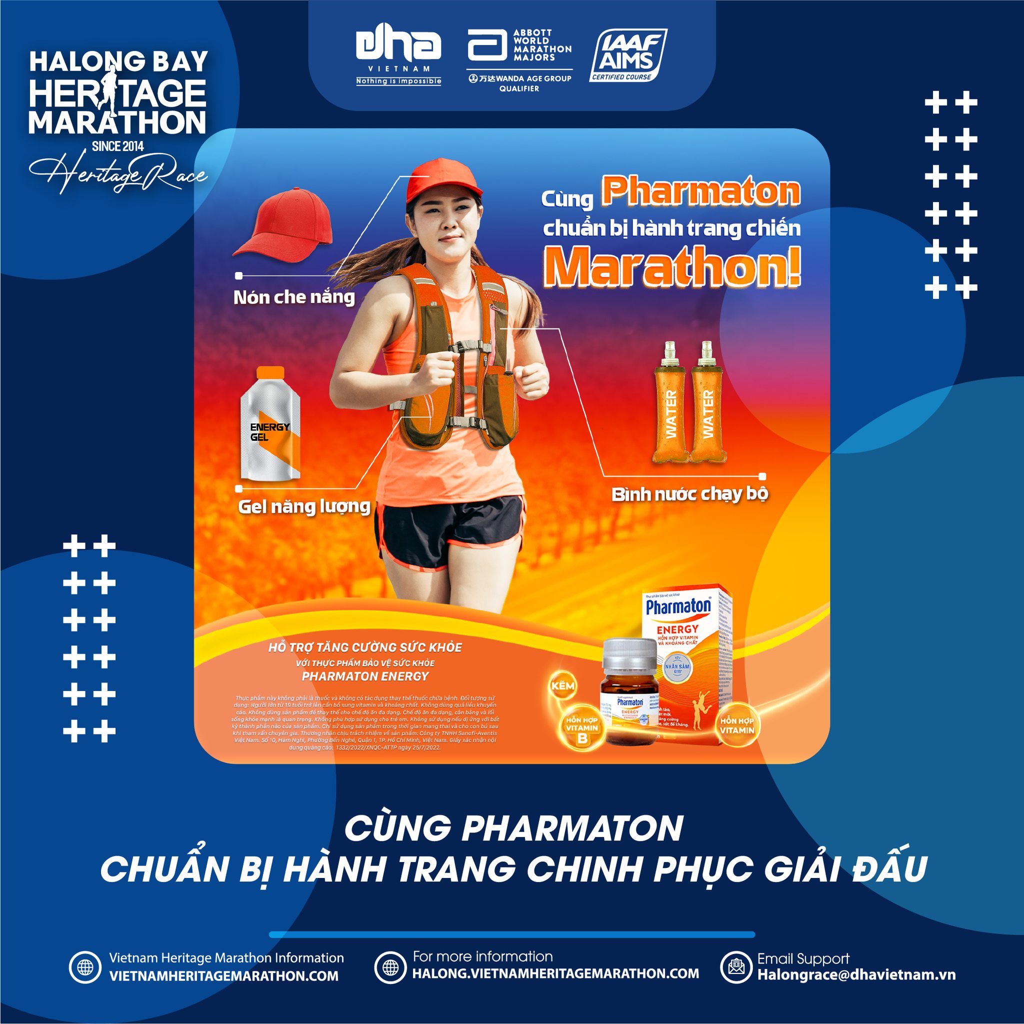 CÙNG PHARMATON CHUẨN BỊ HÀNH TRANG CHINH PHỤC MARATHON