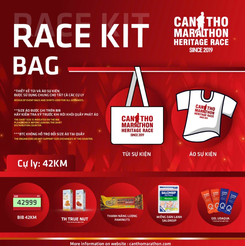 RACE KIT – CAN THO MARATHON HERITAGE RACE 2024