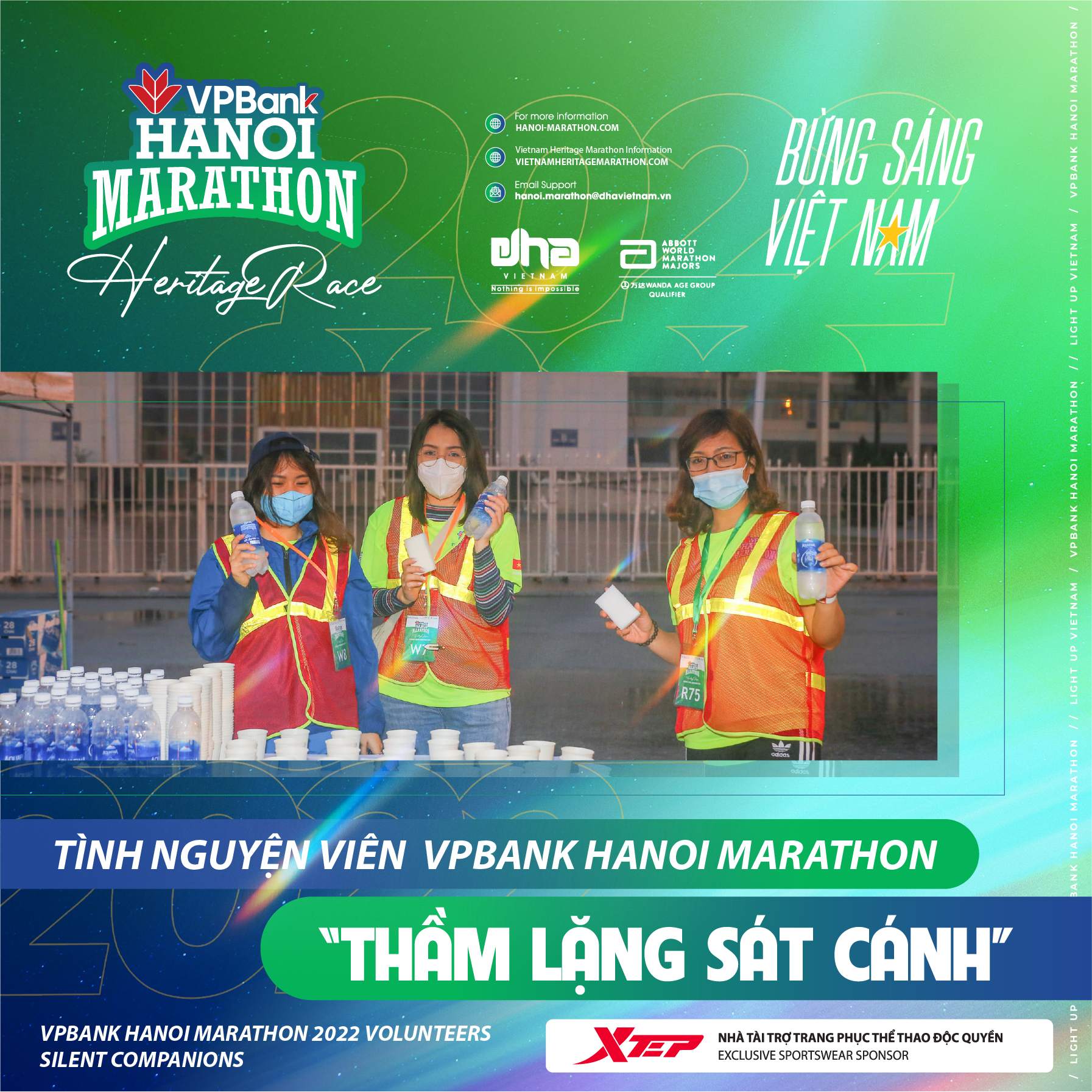 VPBank Hanoi Marathon 2022 Volunteers - Silent Companions